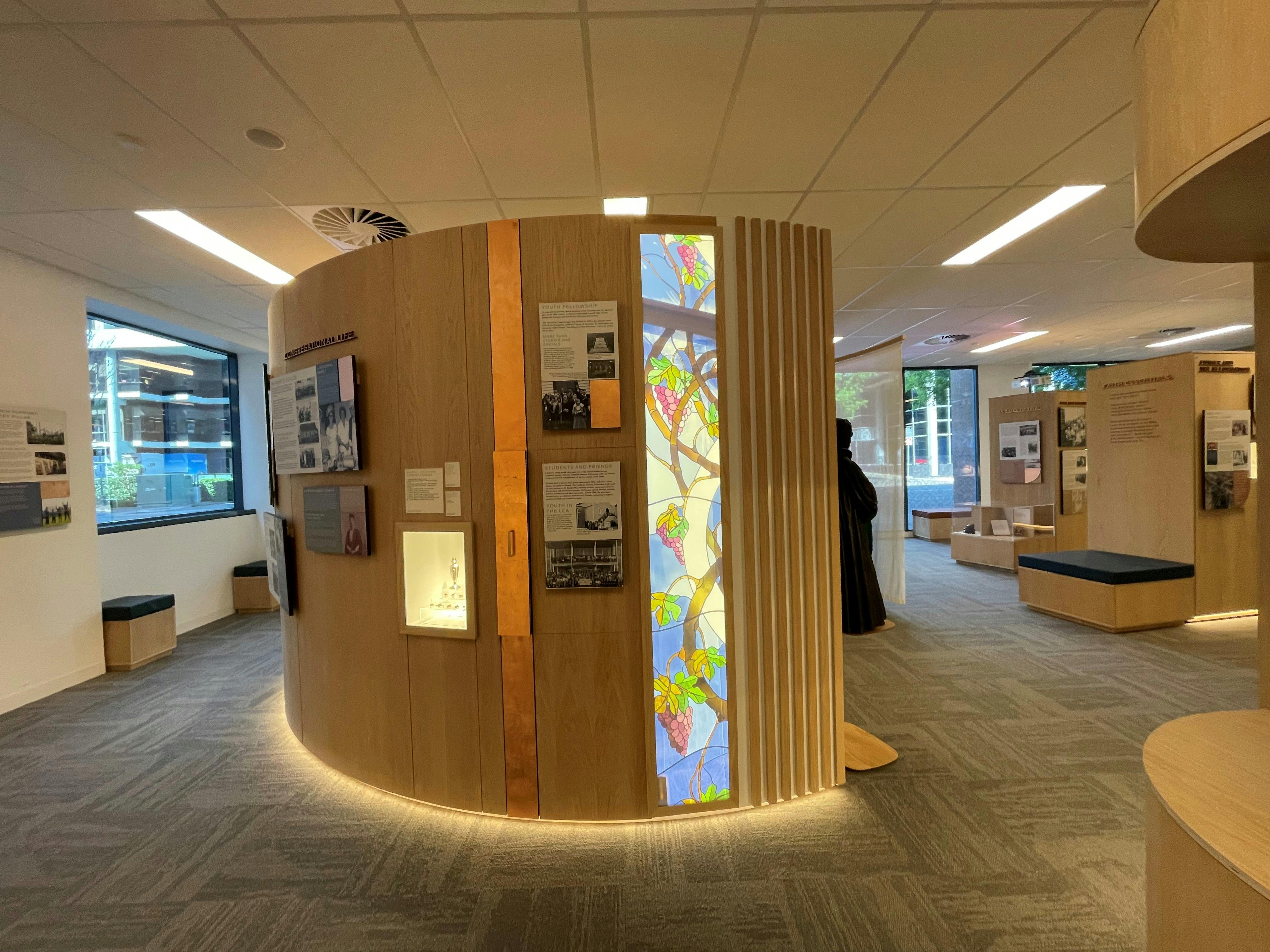 Lutheran Church House Exhibition Centre displays