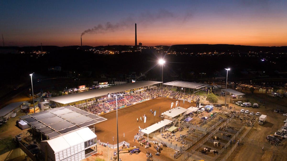 Isa Rodeo from the air