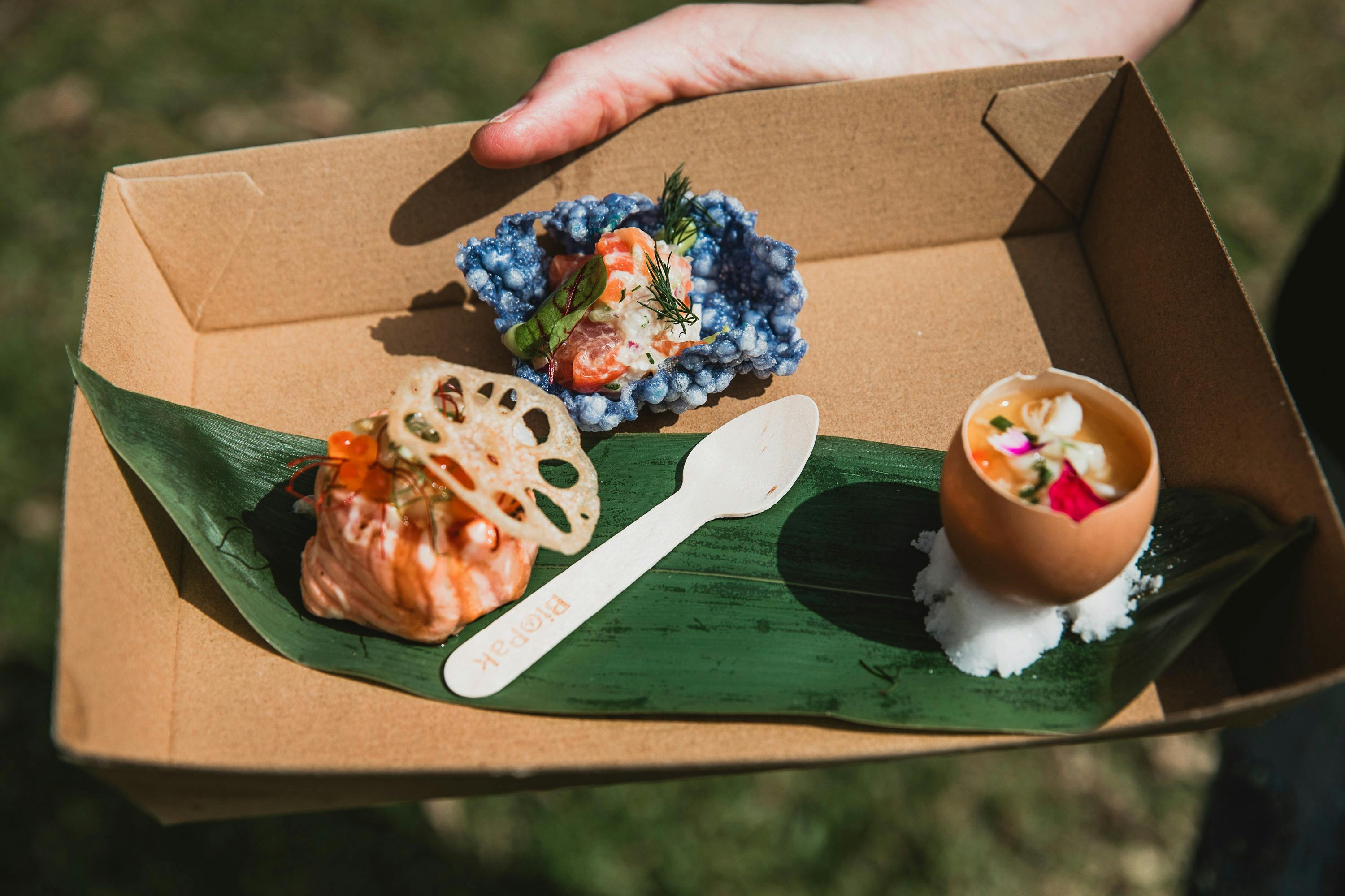 Sample Food Festival 2023 Best Savoury Tasting Plate Winner from Doma Federal Cafe