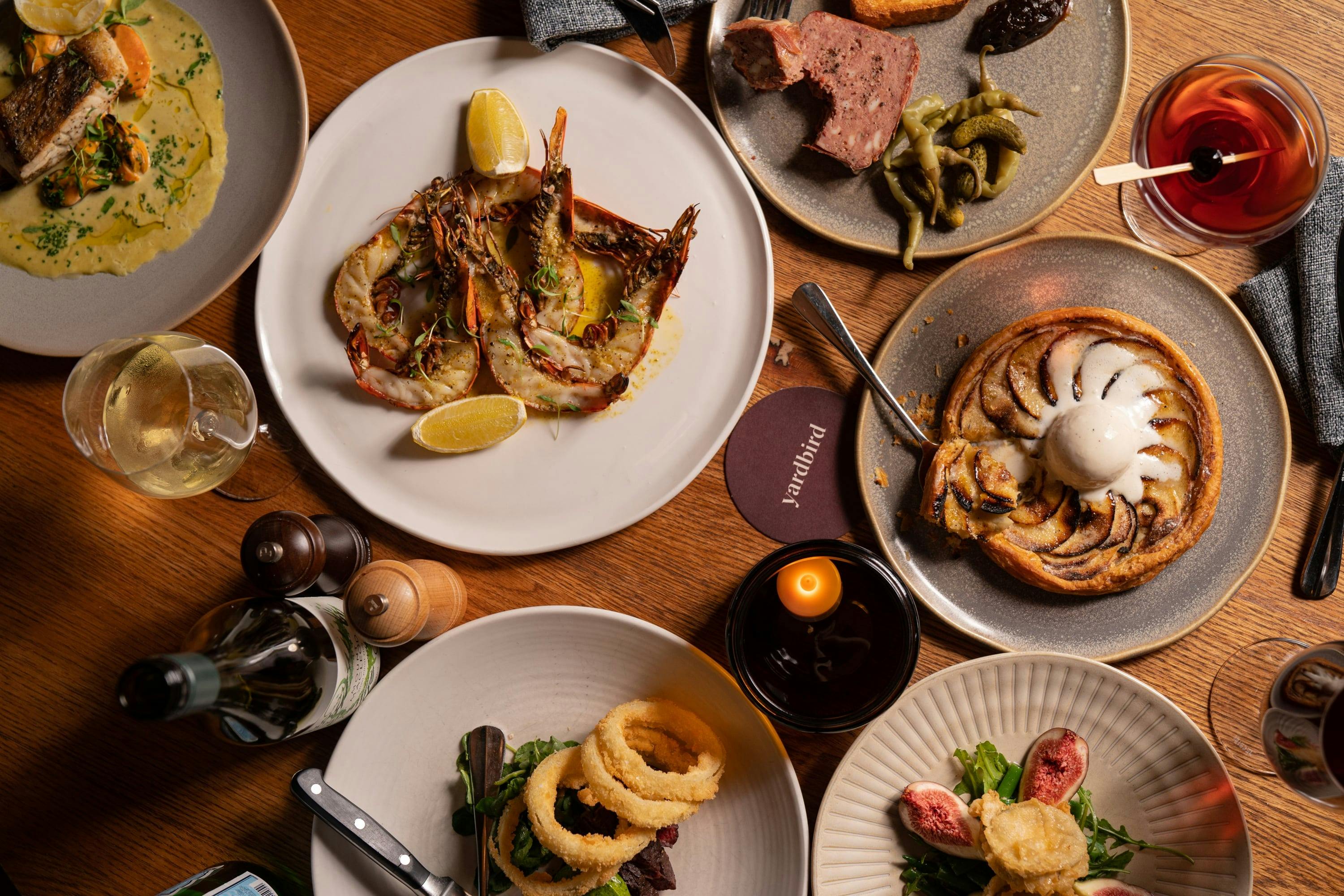 Delicious food at Yardbird