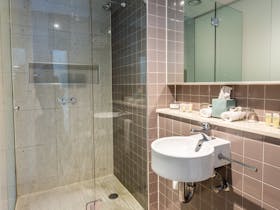 Modern bathroom some with spa bath.