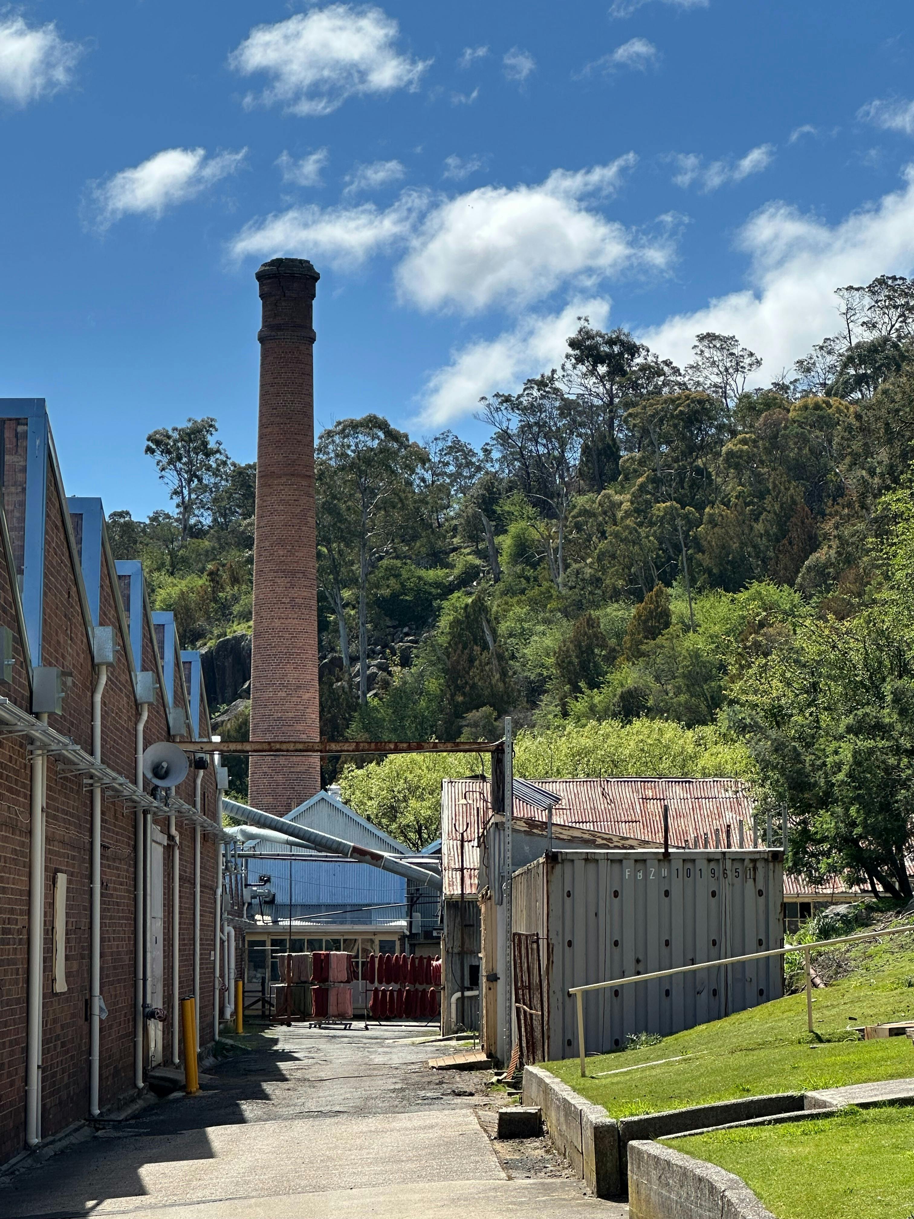 Steam stack at Waverley Mills