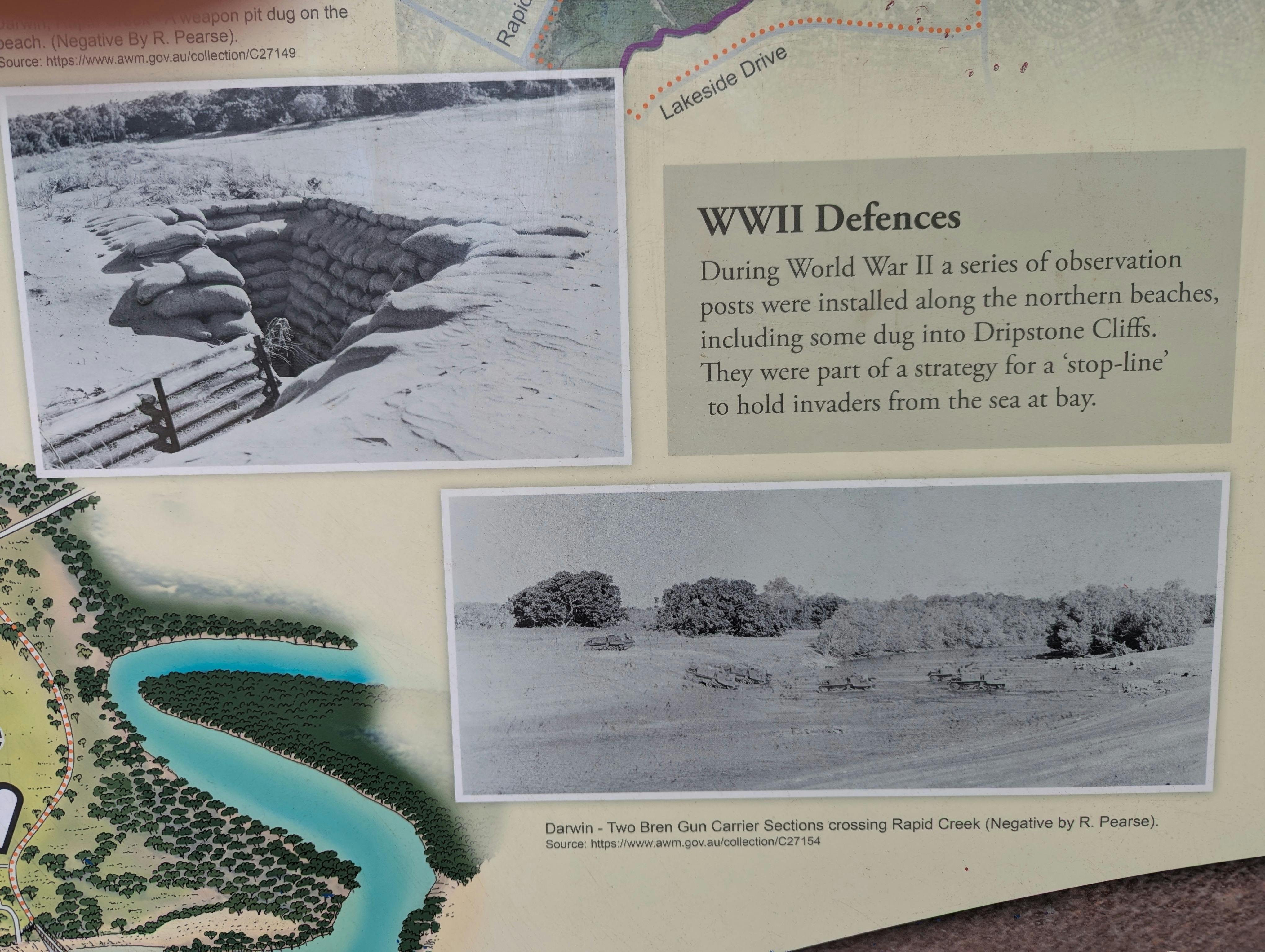 WWII info sign