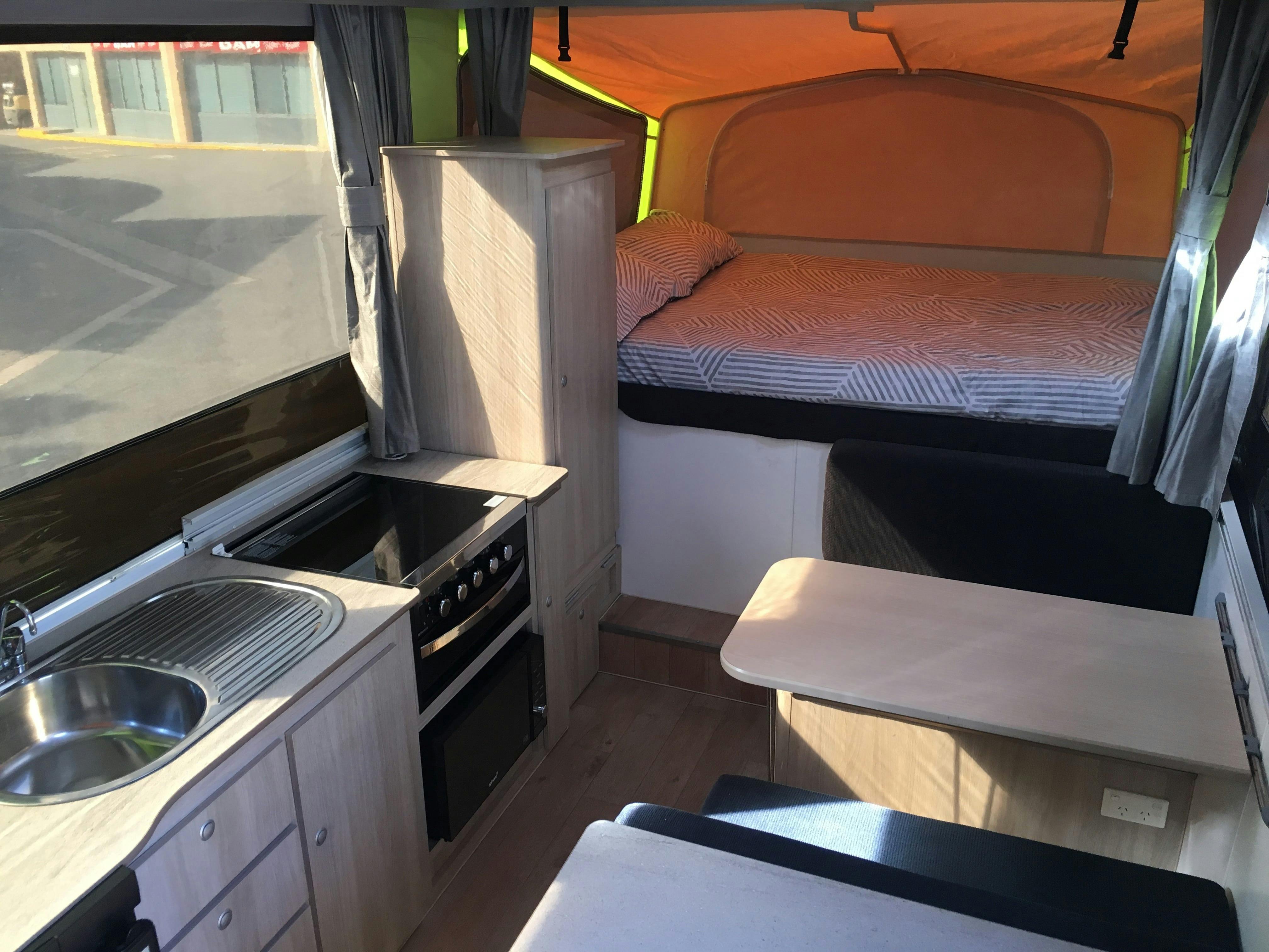 Jayco Swan Interior Spacious Comfortable
