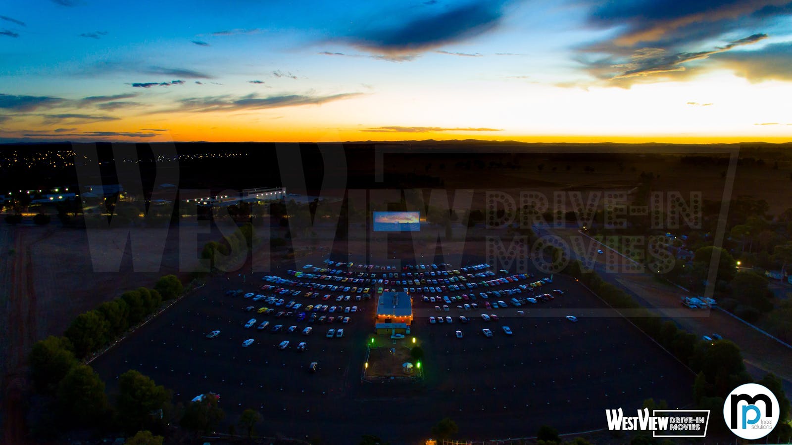 Image for WestView Drive-in movies:  Running on Empty and Flattrackkers