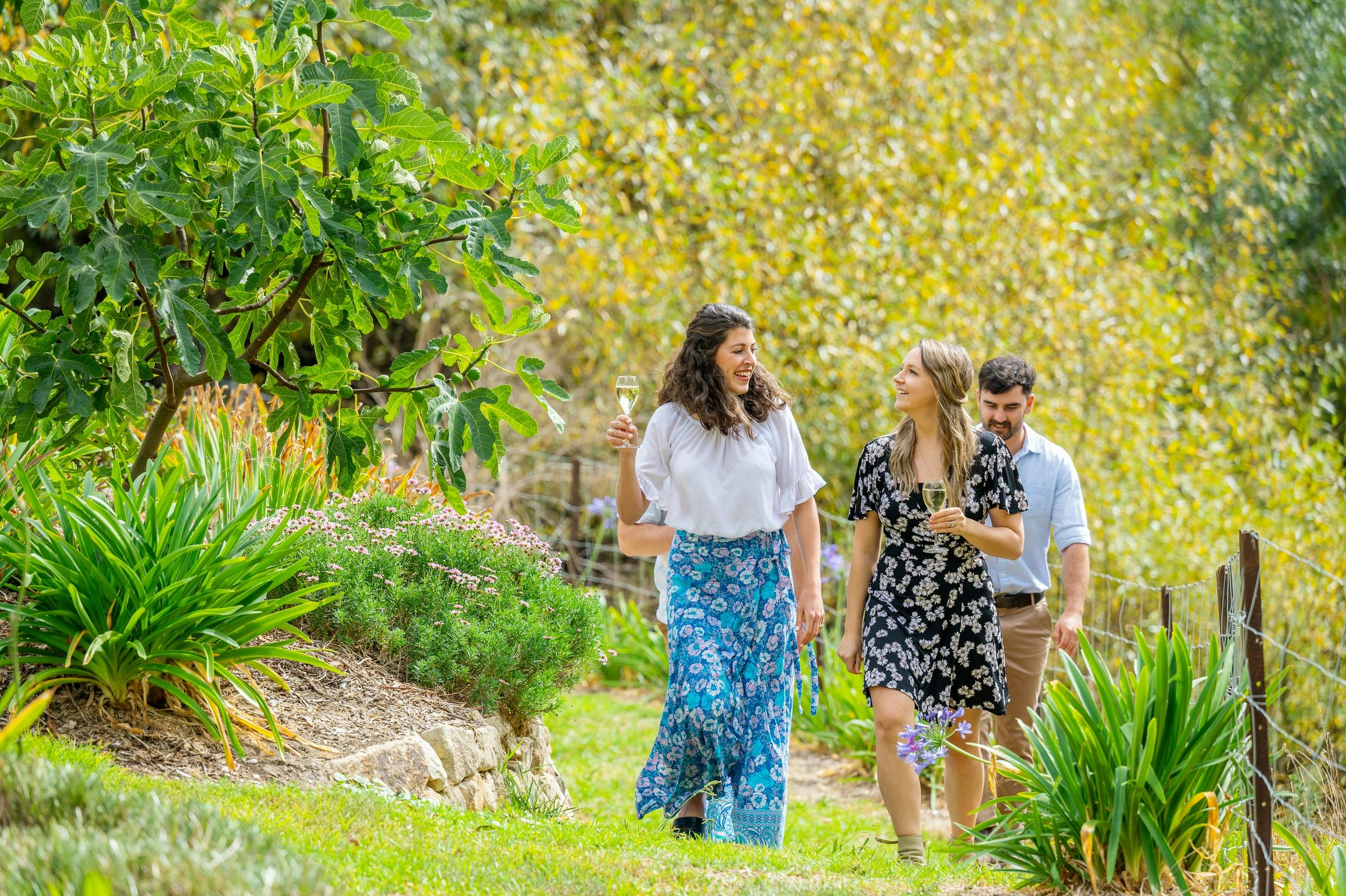 Enjoying the Adelaide Hills scenery