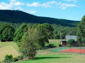 Summerhouse tennis court