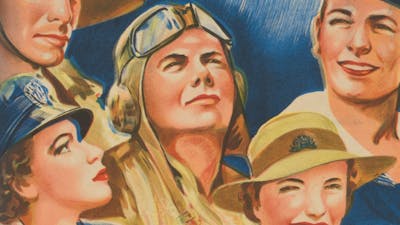 Illustration of Australians in uniform