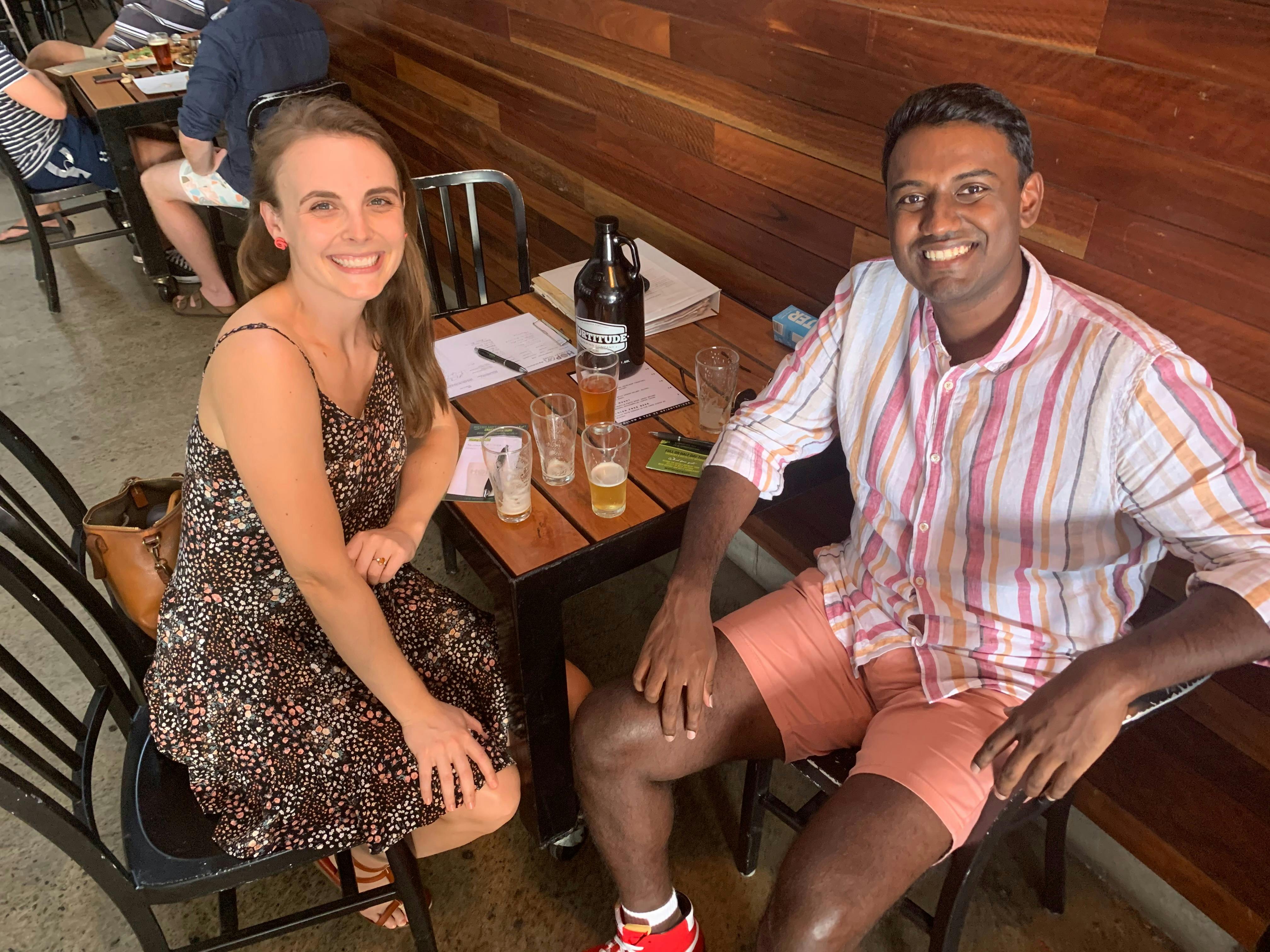 All smiles and good beers