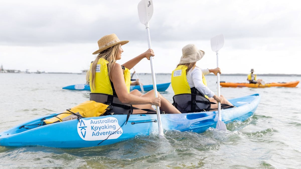 Guests Kayaking