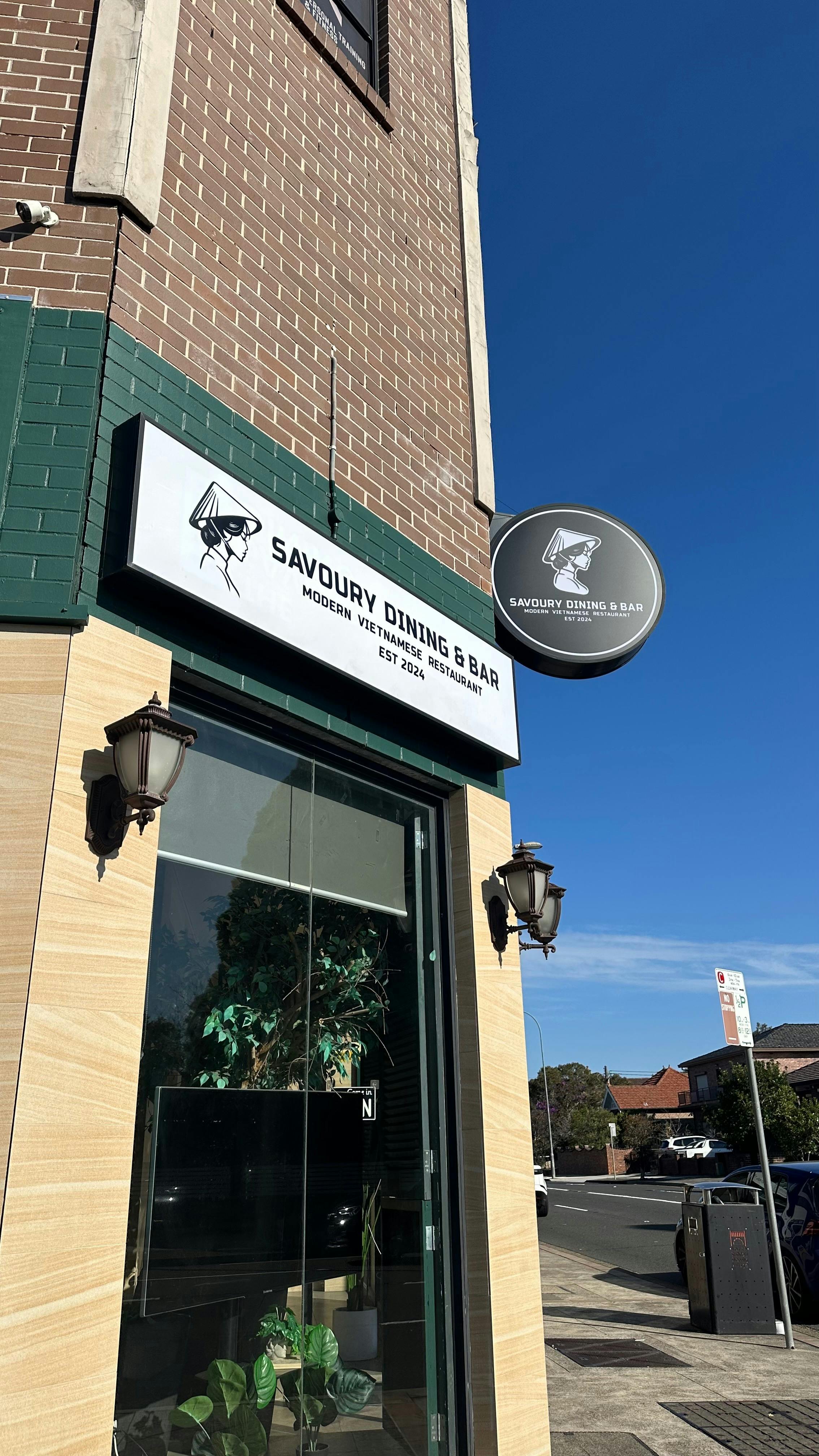 Das herzhafte Restaurant und die Bar