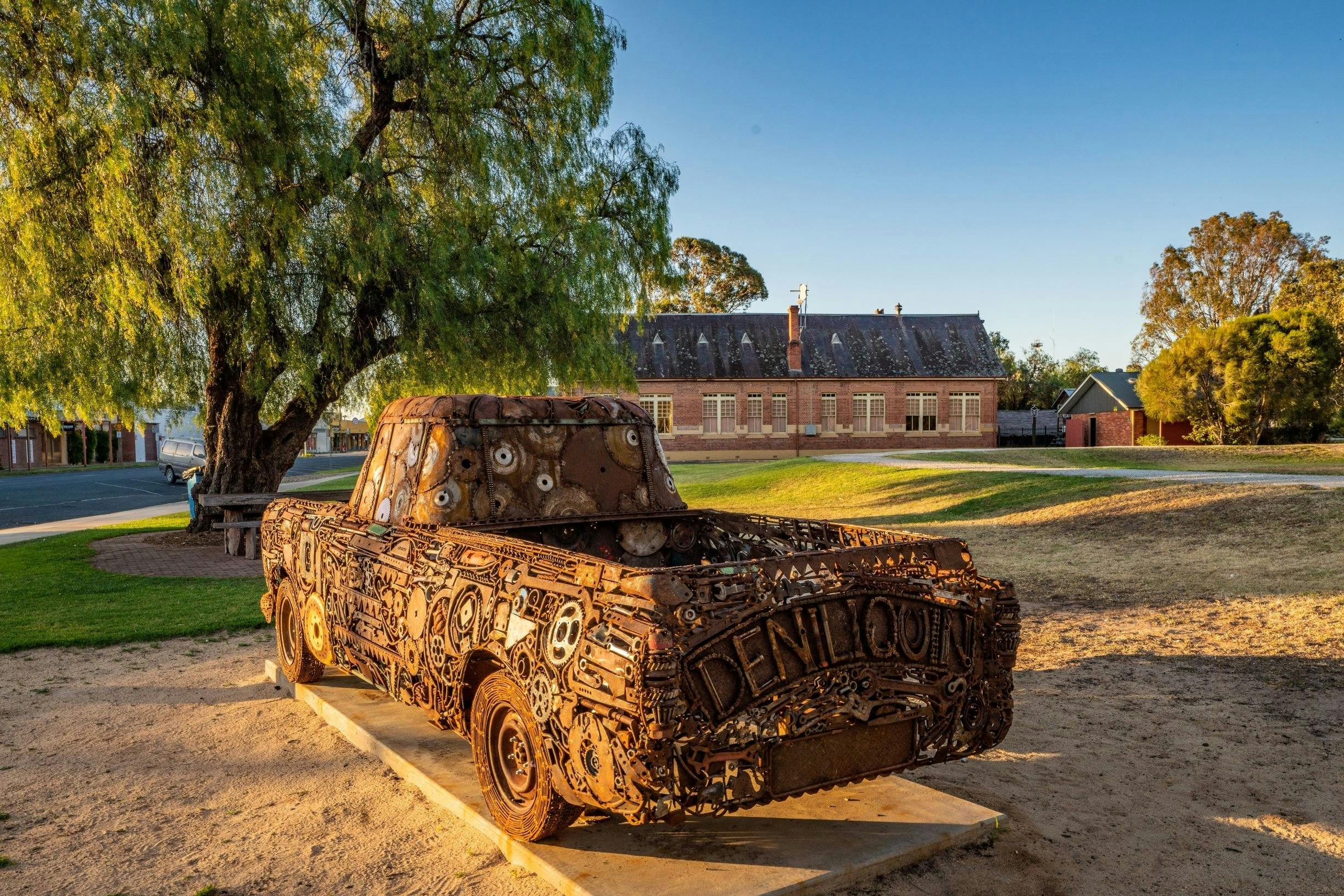 Reutilise Long Paddock Touring Route Sculpture