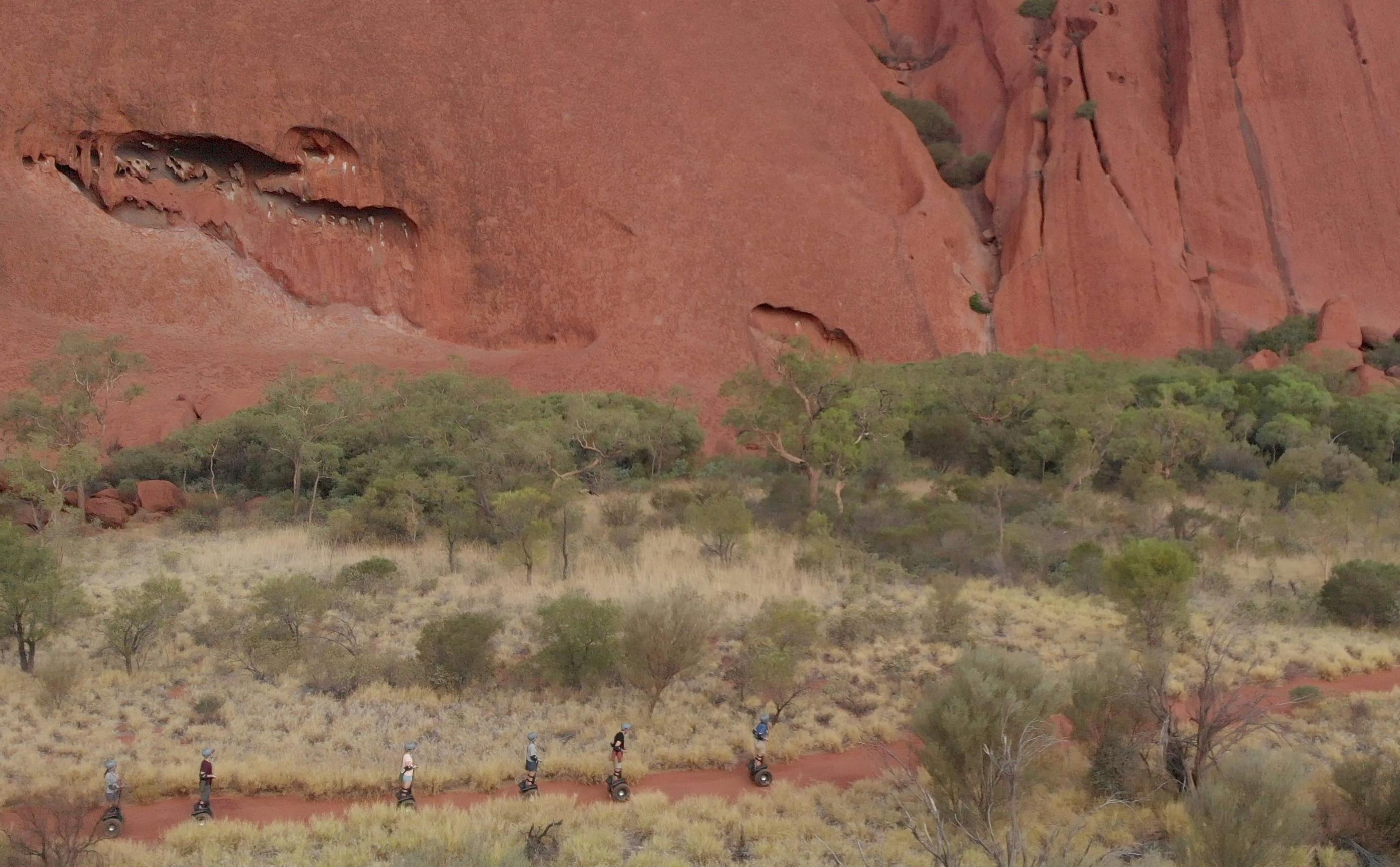 Explore Uluru's 10km base walk the fun way (on a Segway).