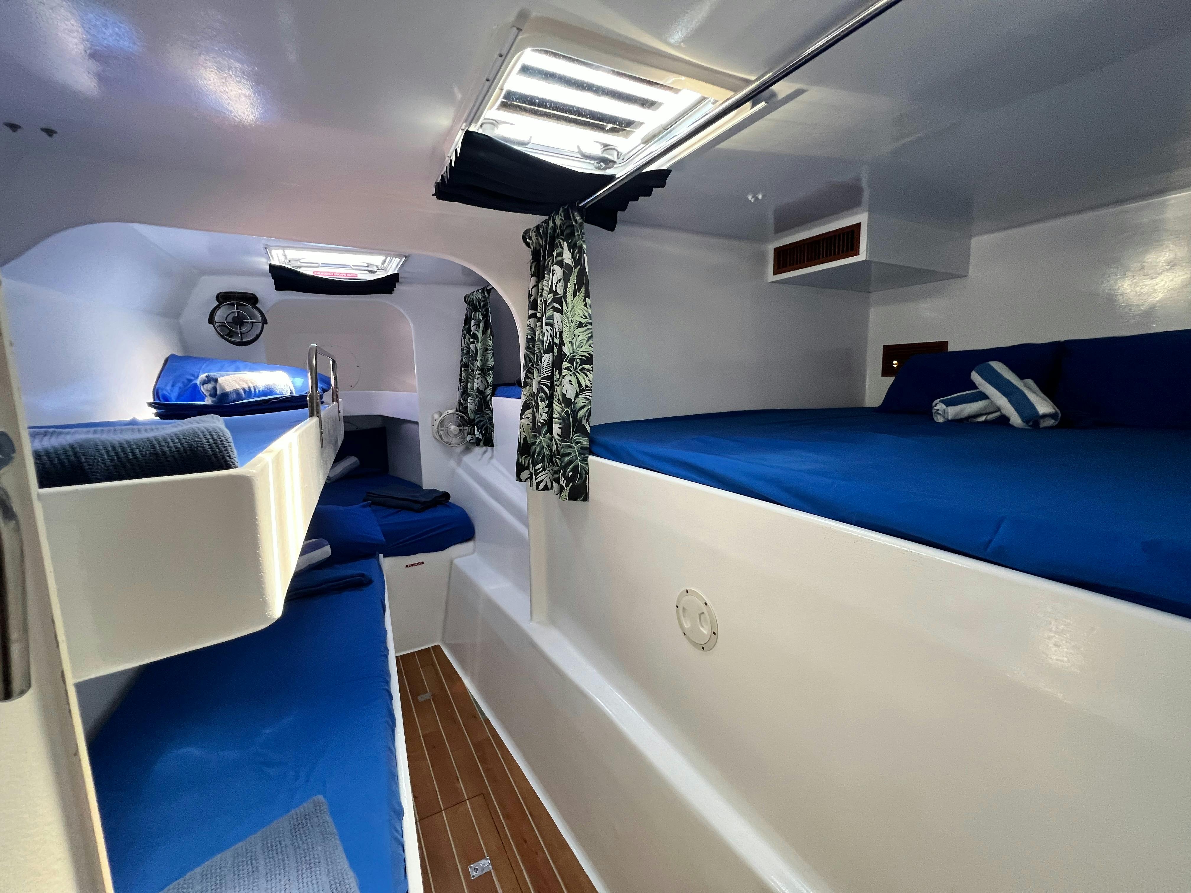 Forward port side cabin