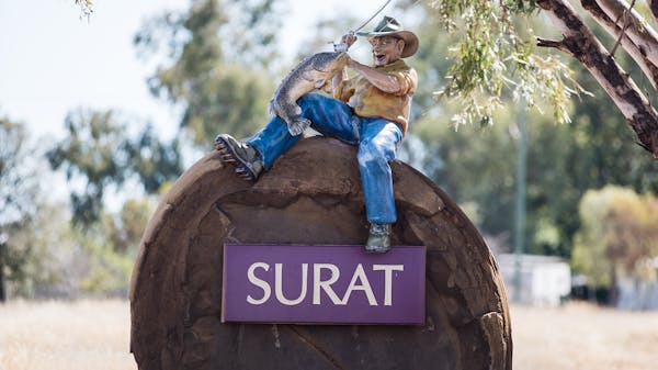 Welcome sign to Surat