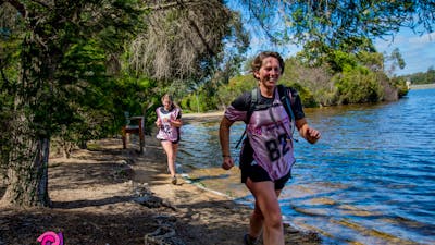 runners at the women only adventure race
