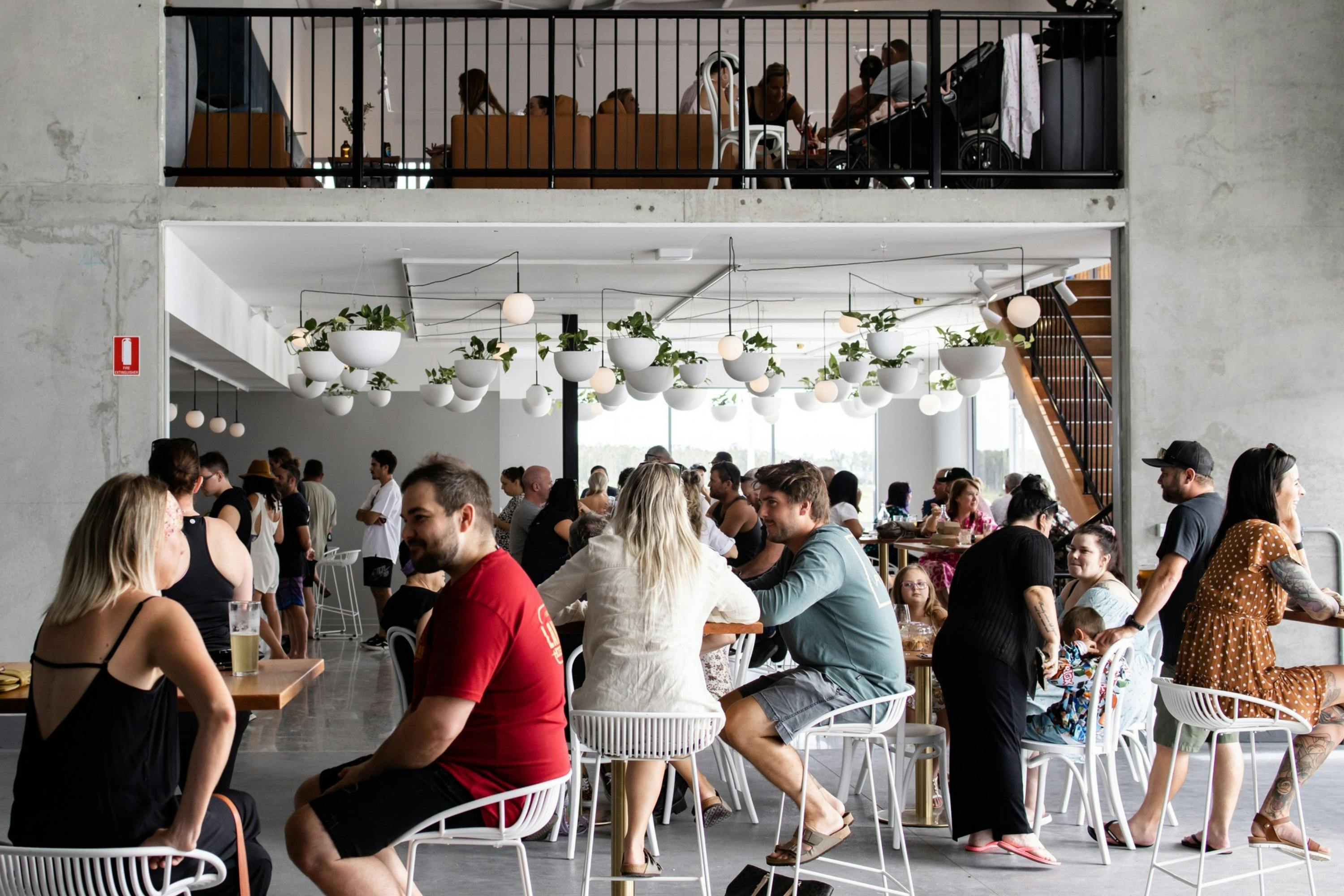 Take a brewery tour followed by a tasting paddle and lunch at Brouhaha Brewery