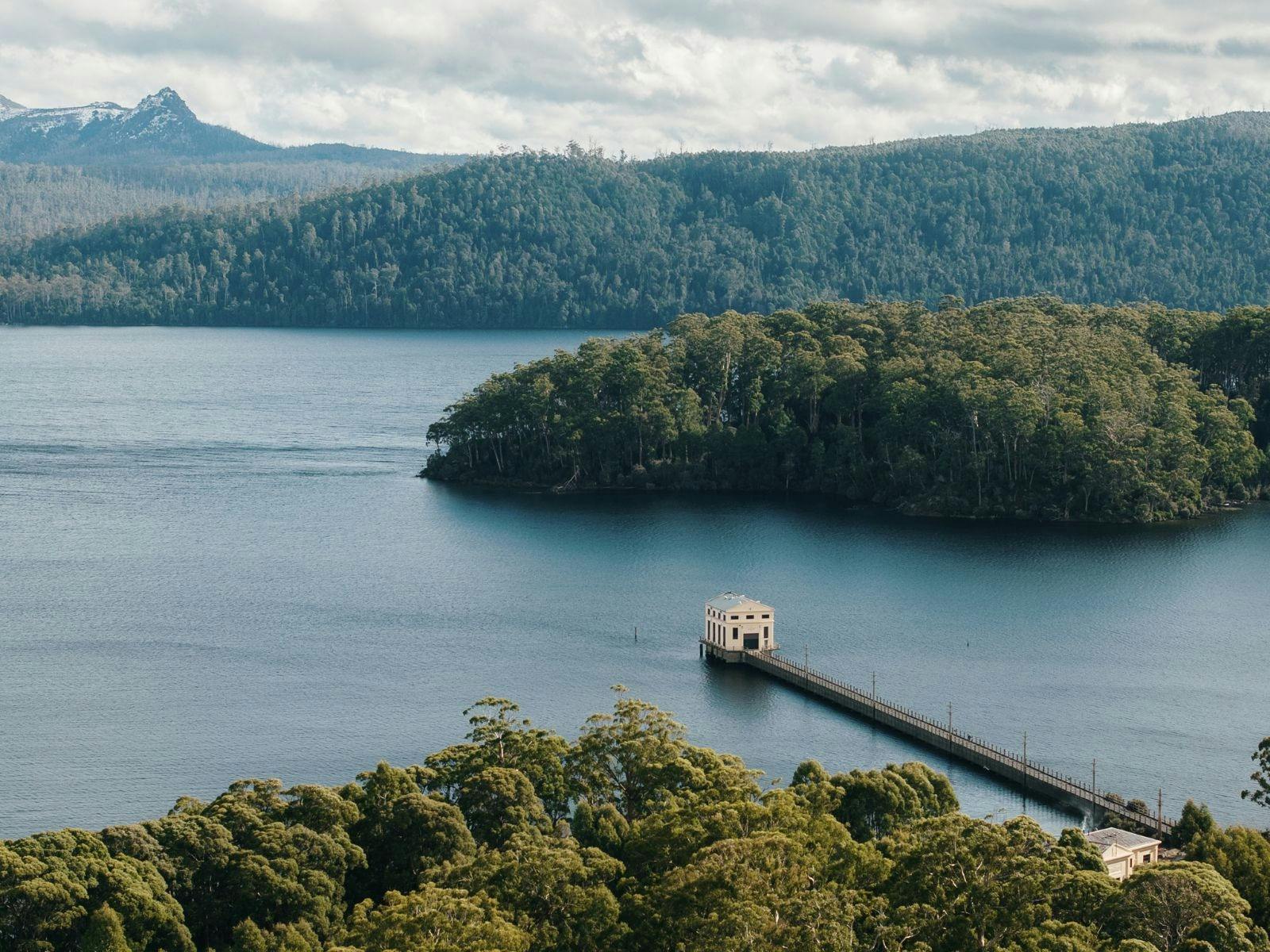 Pumphouse on Lake St Clair