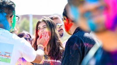 Spread the Love through Colour - It's about applying colour on anyone and everyone - Get Social