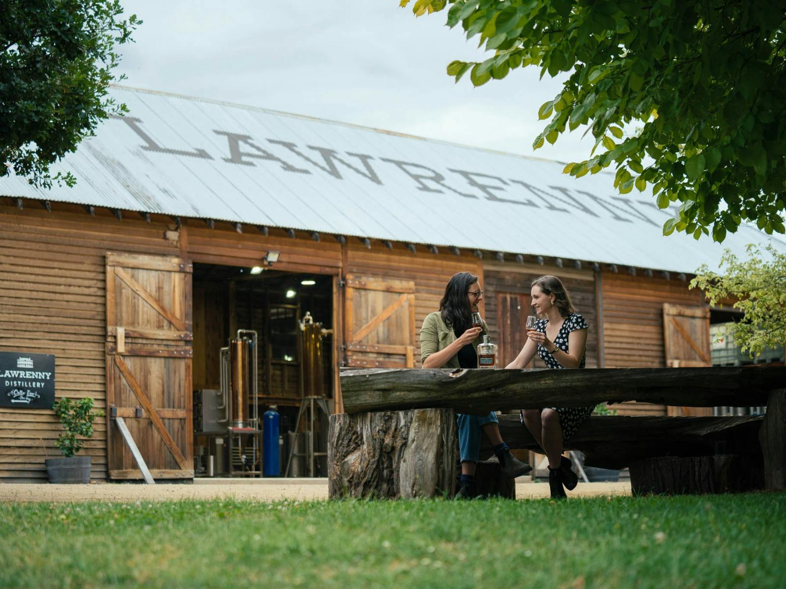 Sample a range of whisky and gin on the lawns at Lawrenny