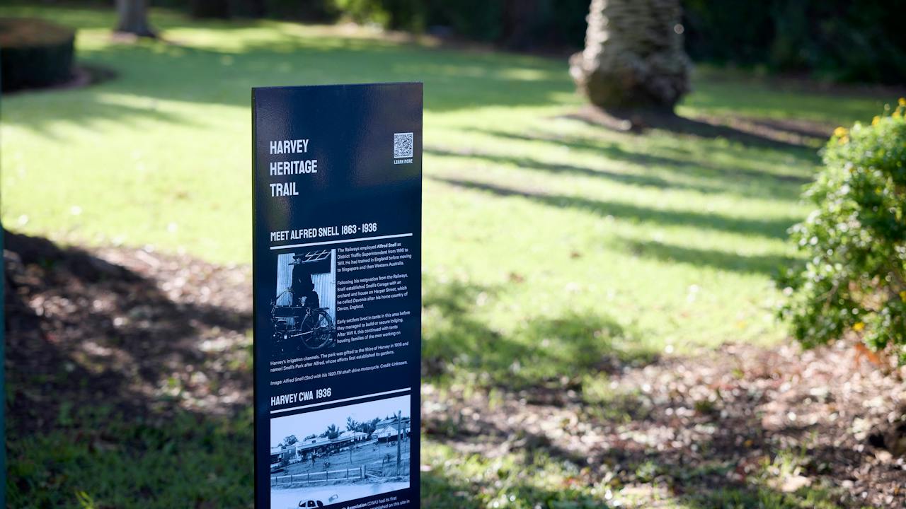 Harvey Heritage CBD Walk Trail Meet Alfred Snell