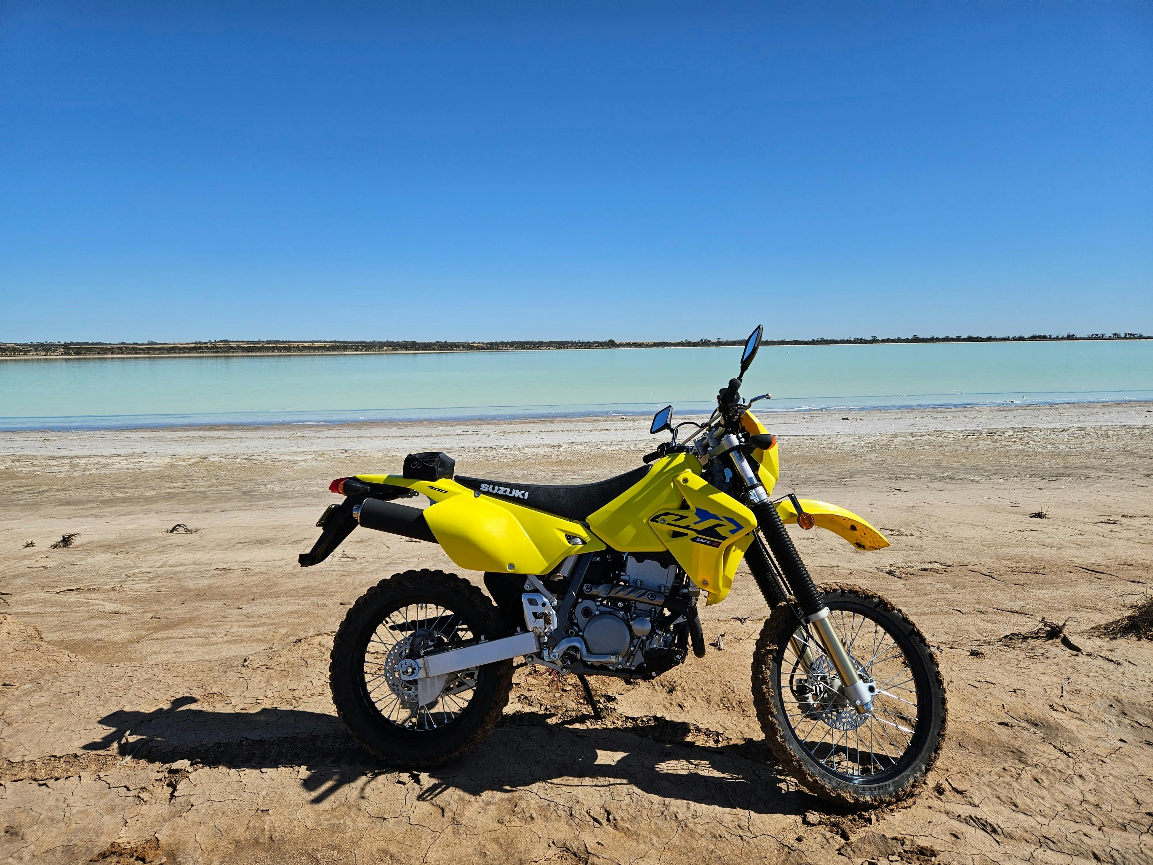 A shimmer of water on a lake