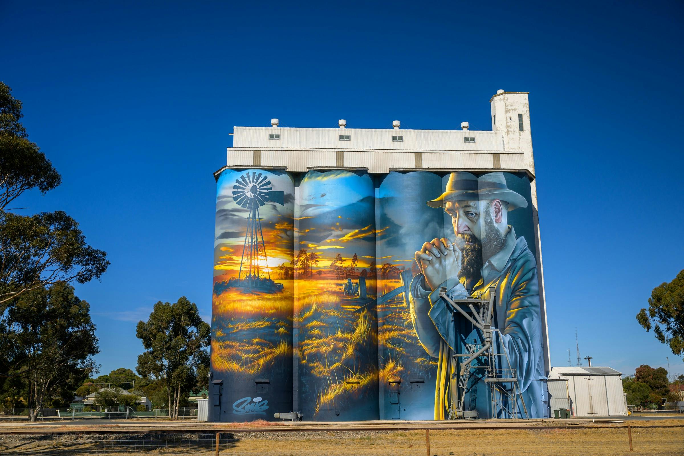 Lameroo Silo Art