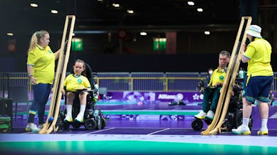 As world No. 1 in the BC3 pairs, they were a formidable duo, aiming for gold in the mixed pairs even