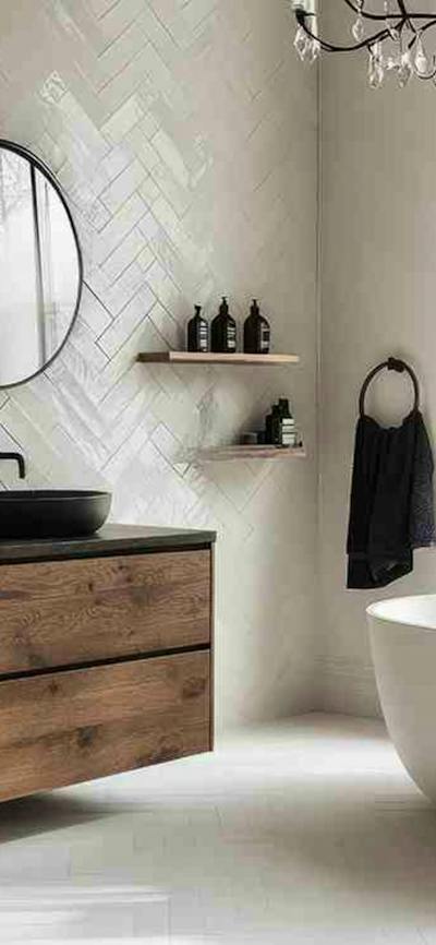 Freshly renovated bathroom by The Works