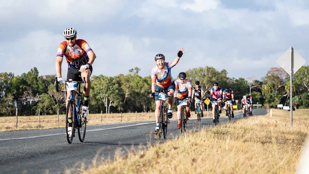Group of riders