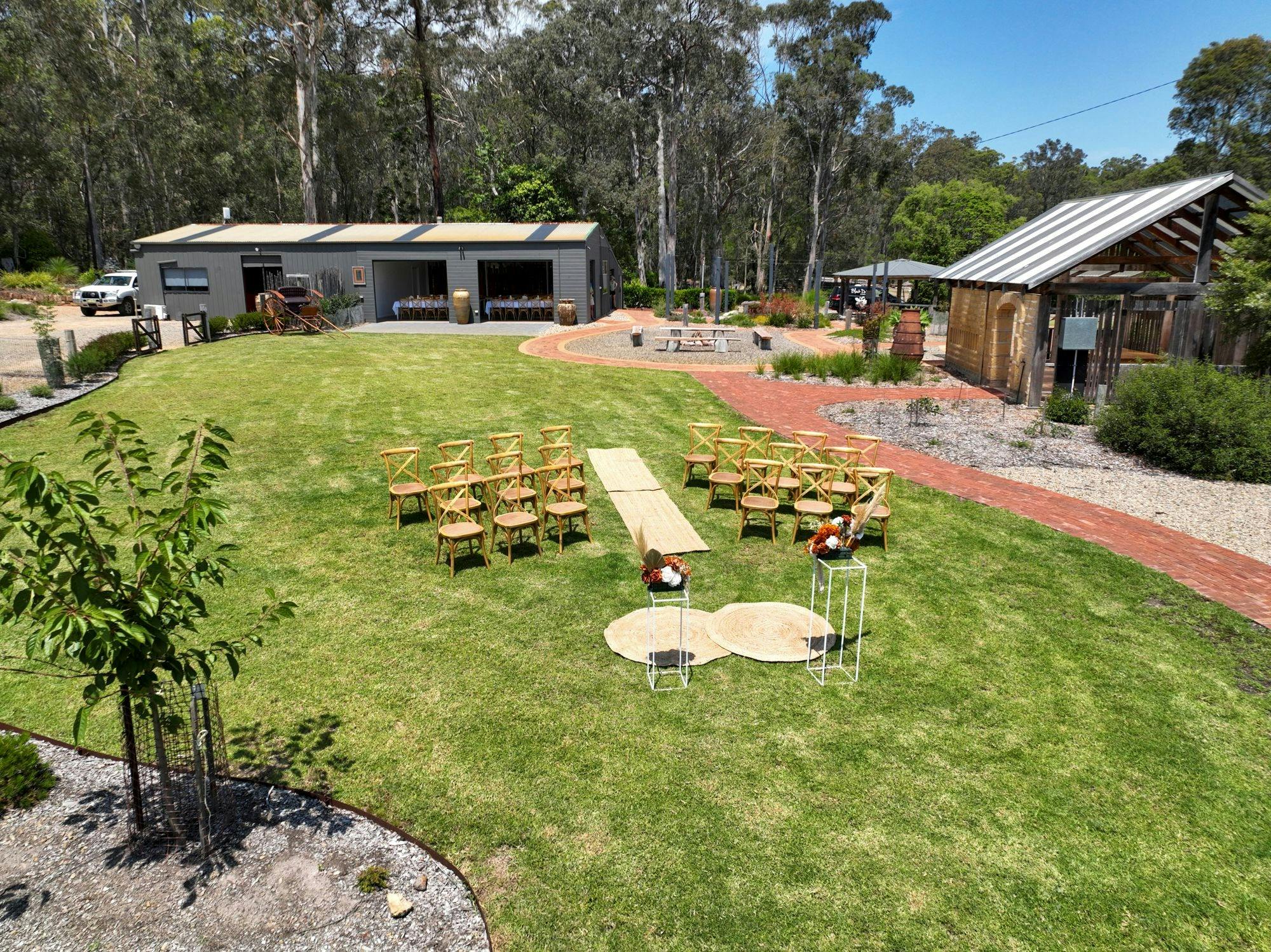 Kanagrutha Farm venue aerial view