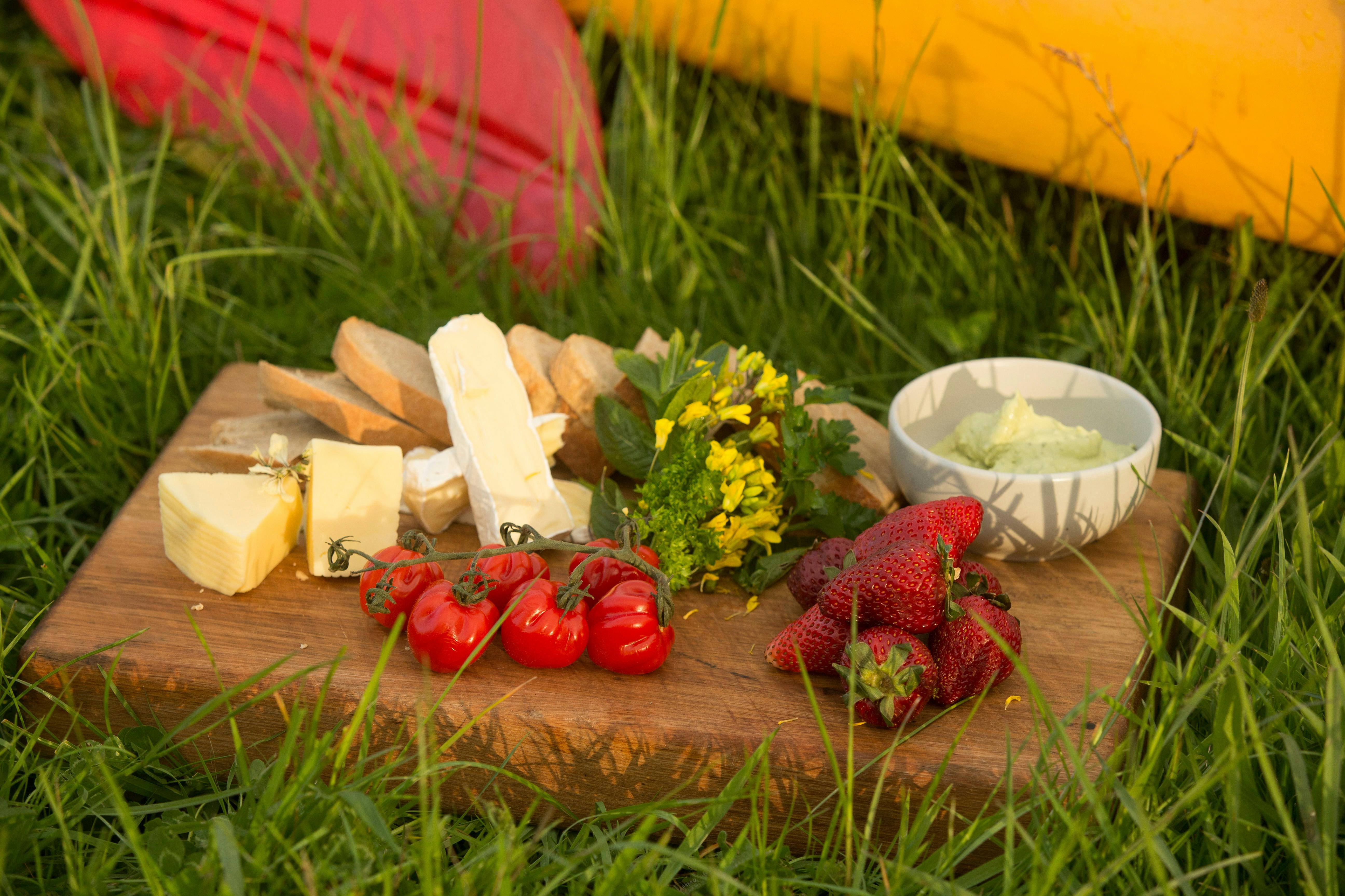 Platter of local produce