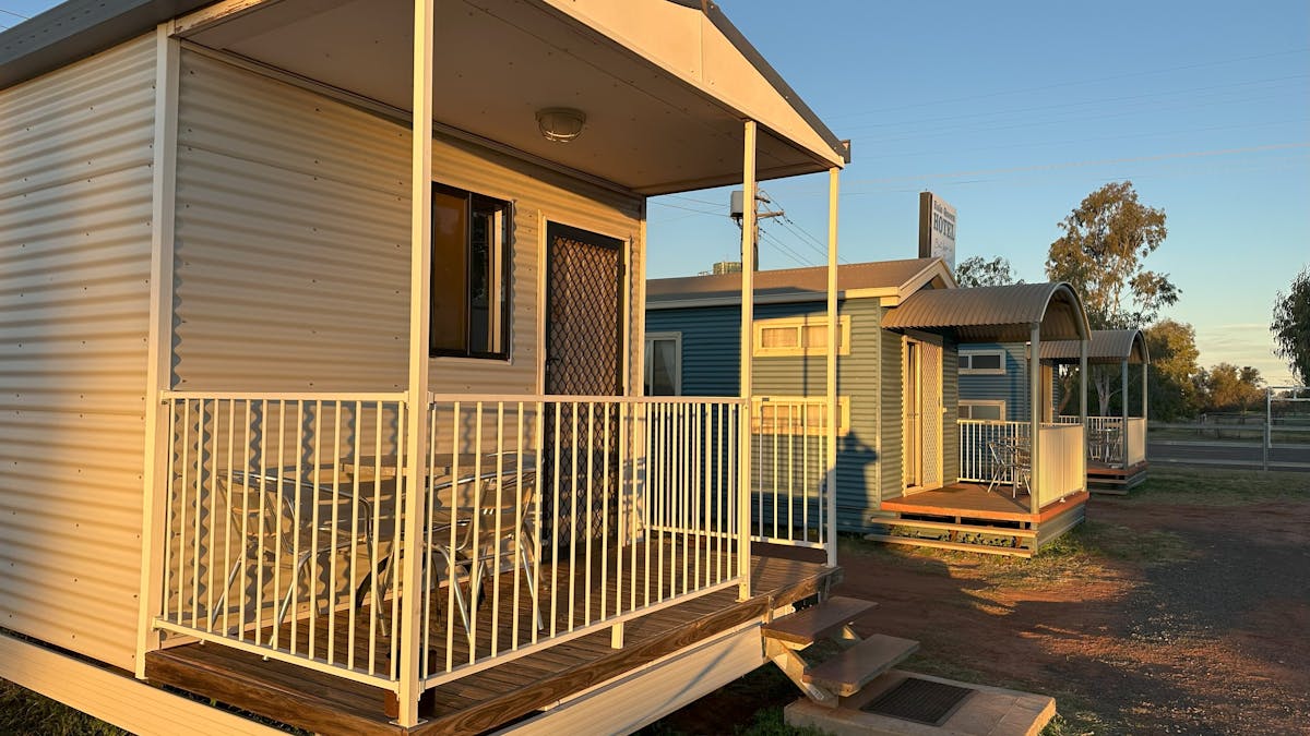 One of our cabins at Sunset