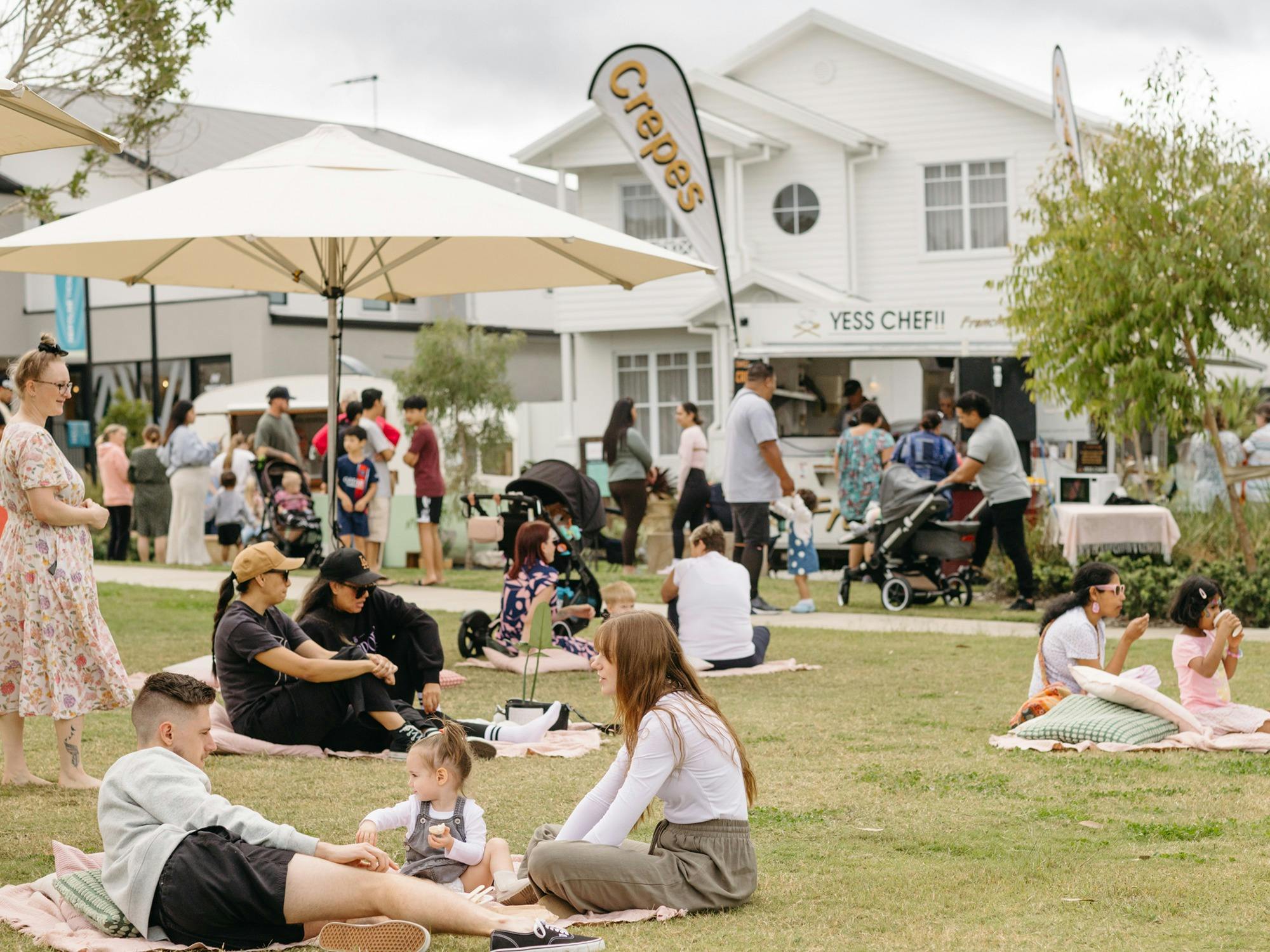 Picnicking at Mother's Day Markets