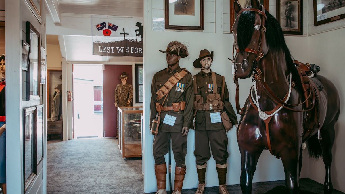 New War Exhibit at Customs House Goondiwindi