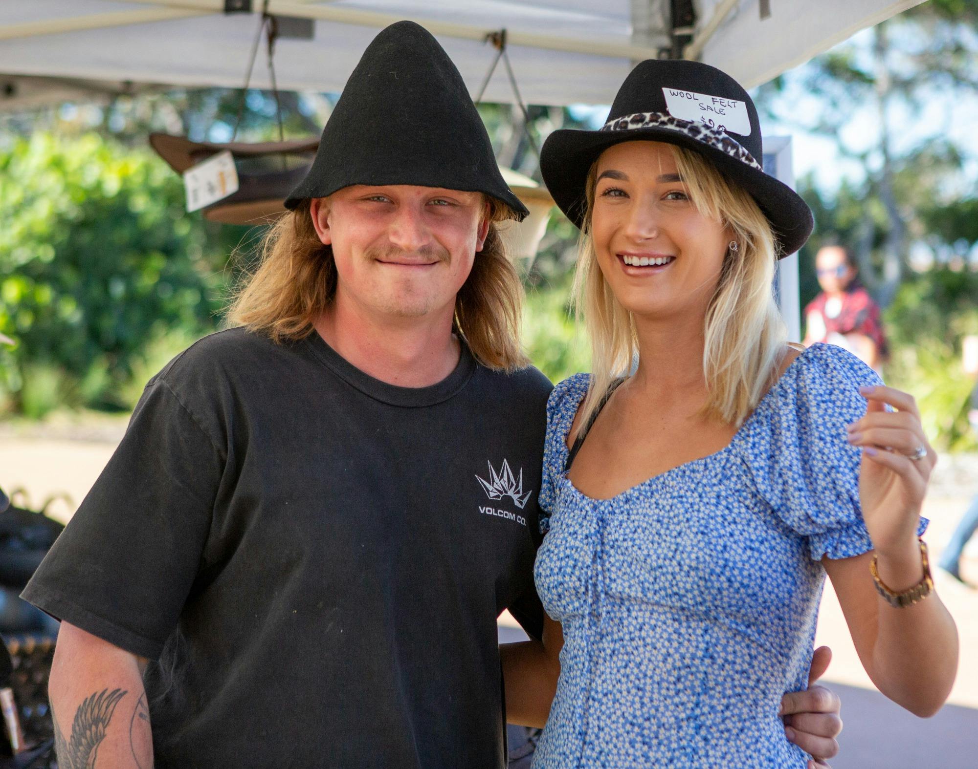 Hat Stall at Harbourside Markets