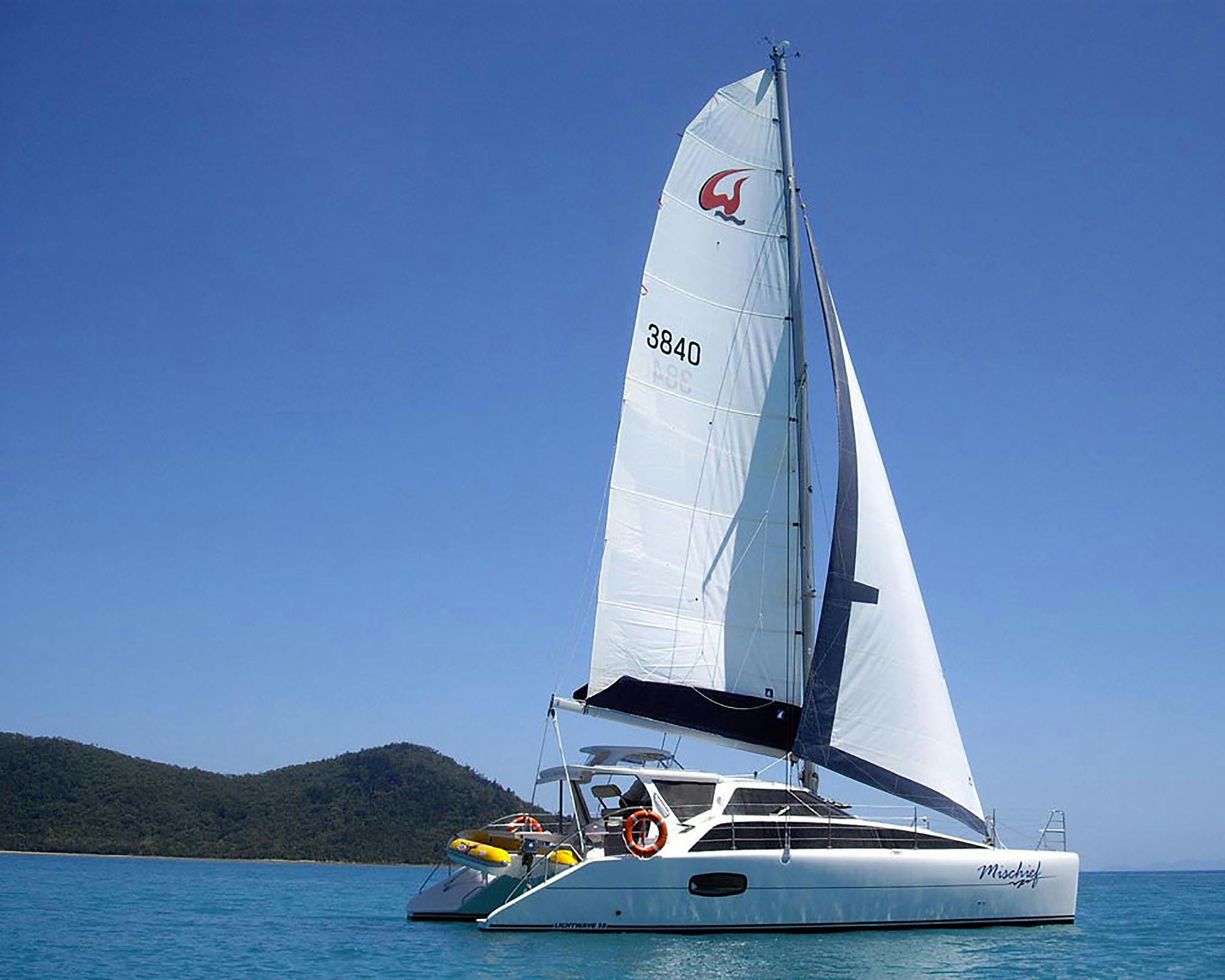 Charter Yachts Australia Sailing Catamaran Lightwave 38 "Mischief"
