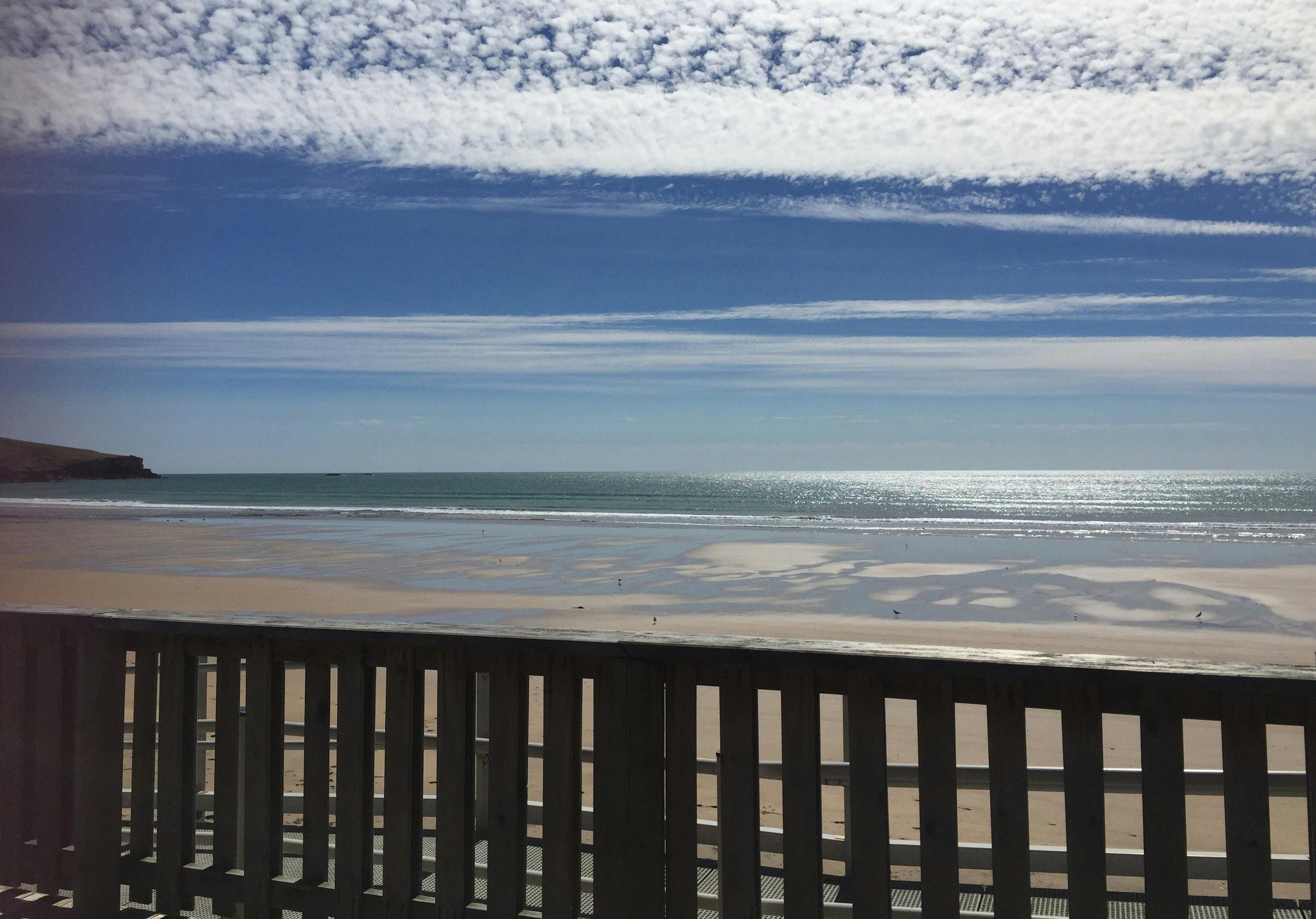 Godfreys Beach a short walk from Ellie's accommodation