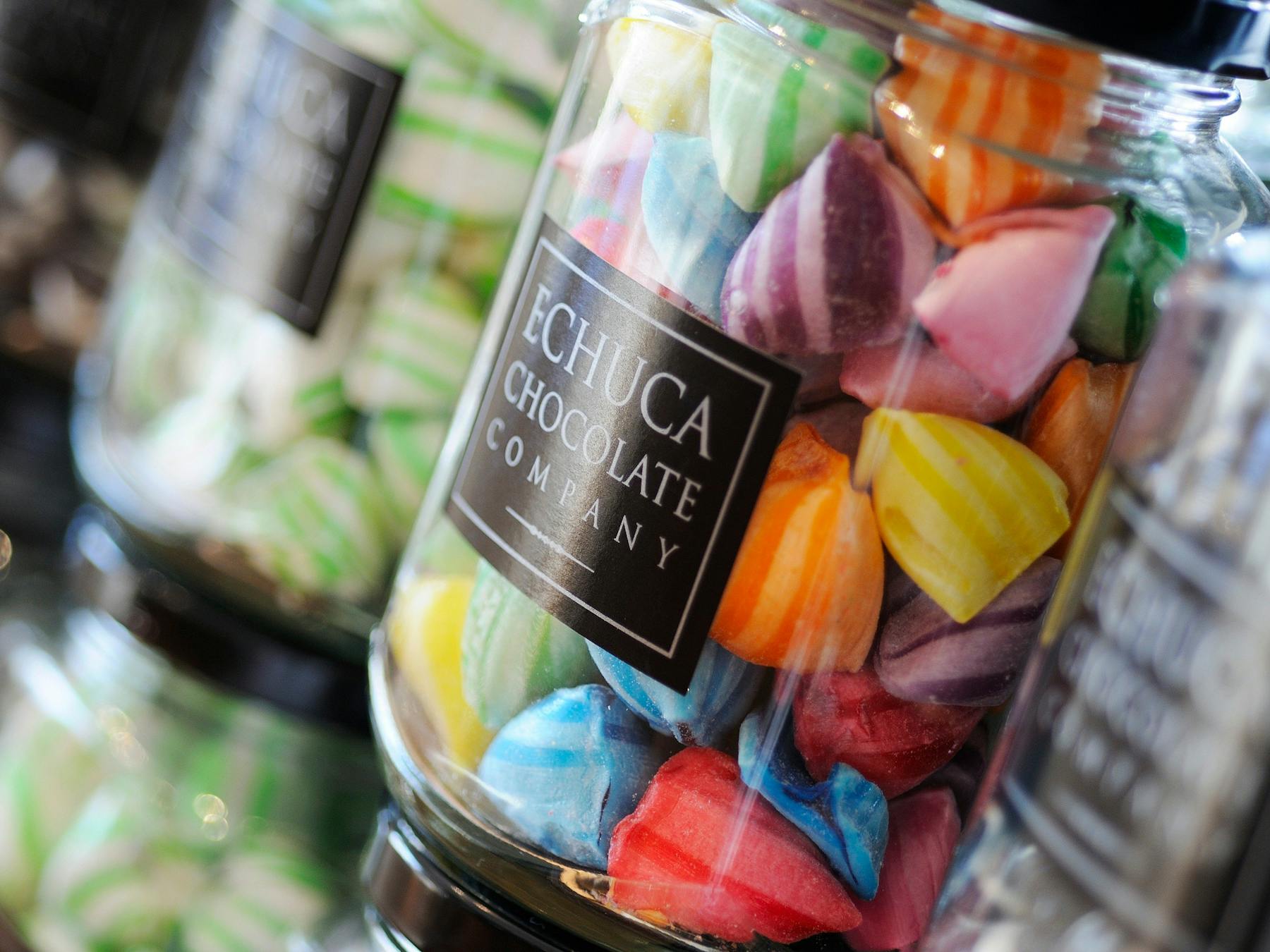 A wide selection of boiled lollies