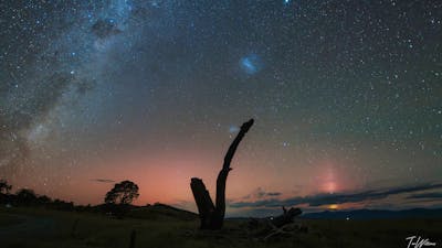 STEVE (Strong Thermal Emission Velocity Enhancement) can be sen as the searchlight like light