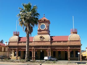 The Port Pirie Railway Station, built in a striking Victorian Pavilion style in 1902.