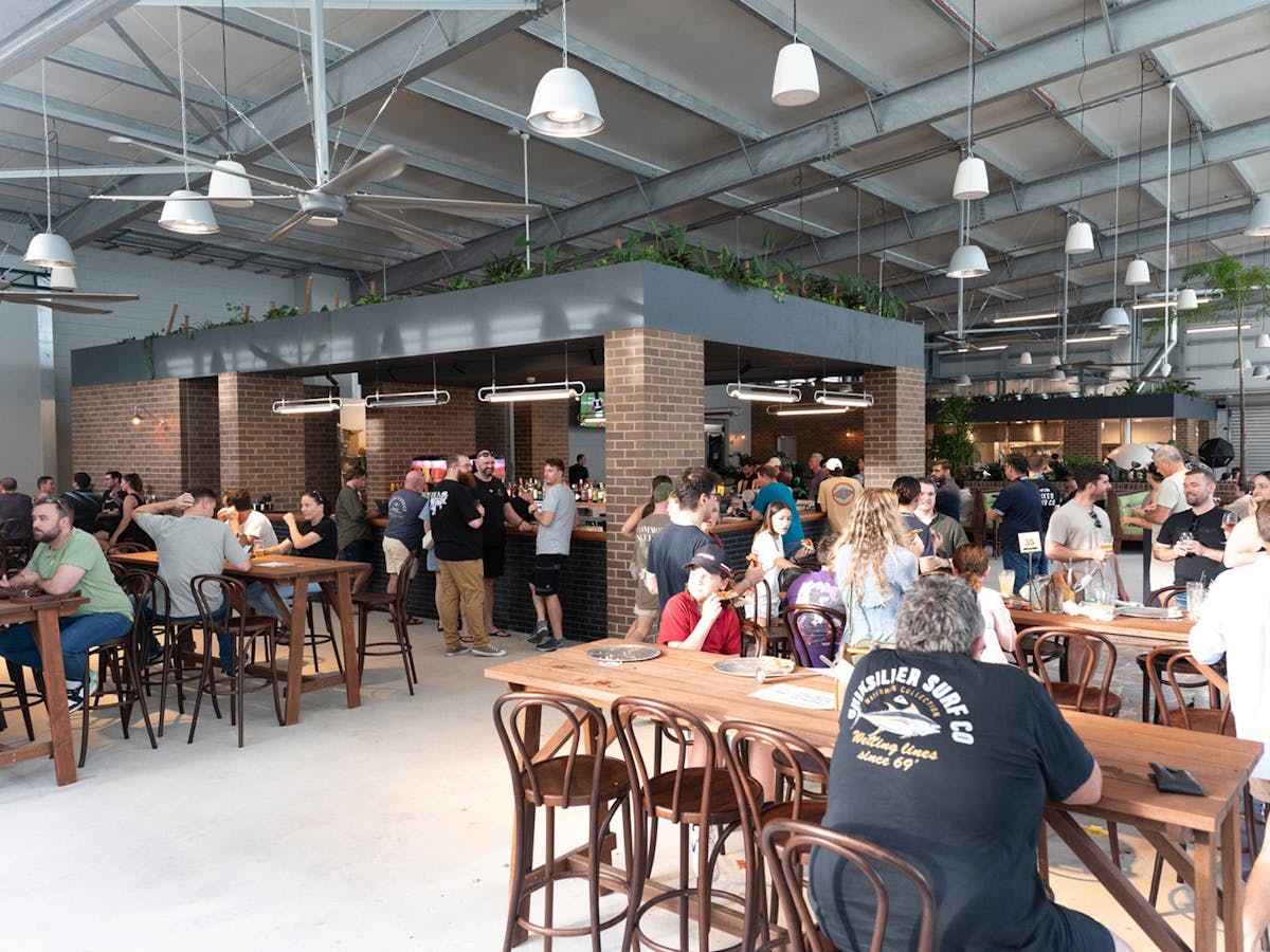 Dining at Tiny Mountain Brewery