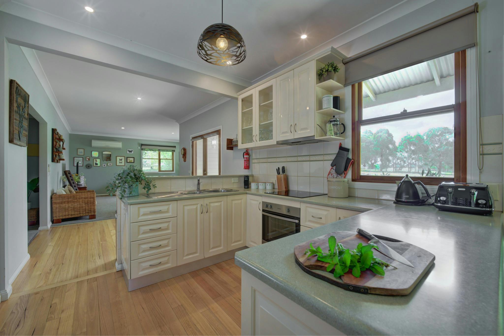 Modern fully equipped kitchen