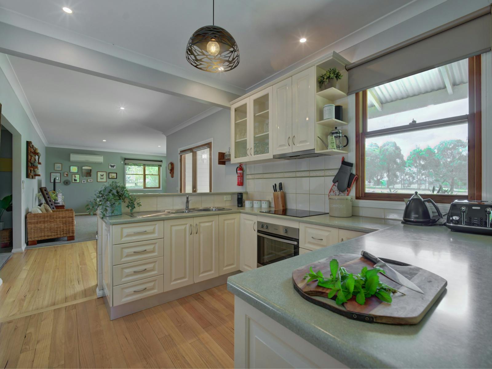 Modern fully equipped kitchen