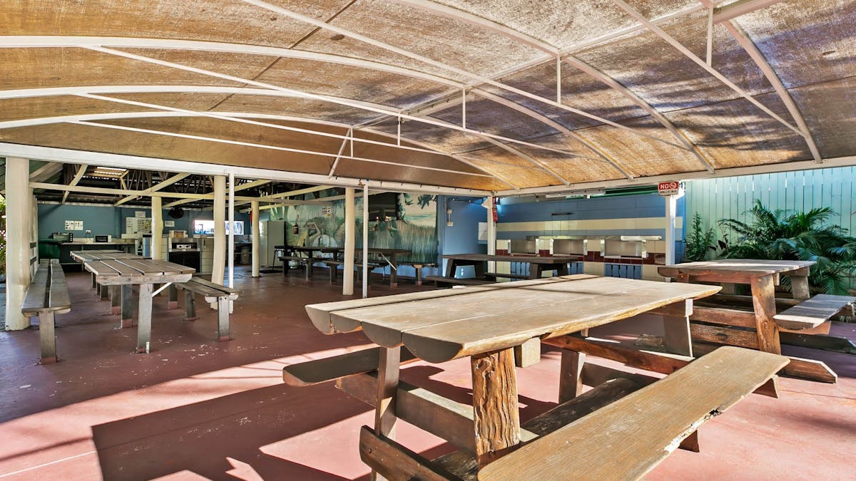 Undercover BBQ and Camp Kitchen Area