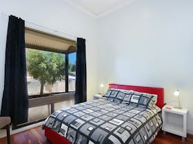 Double bedroom, generously appointed with Egyptian cotton linen and pure wool doonas/blankets