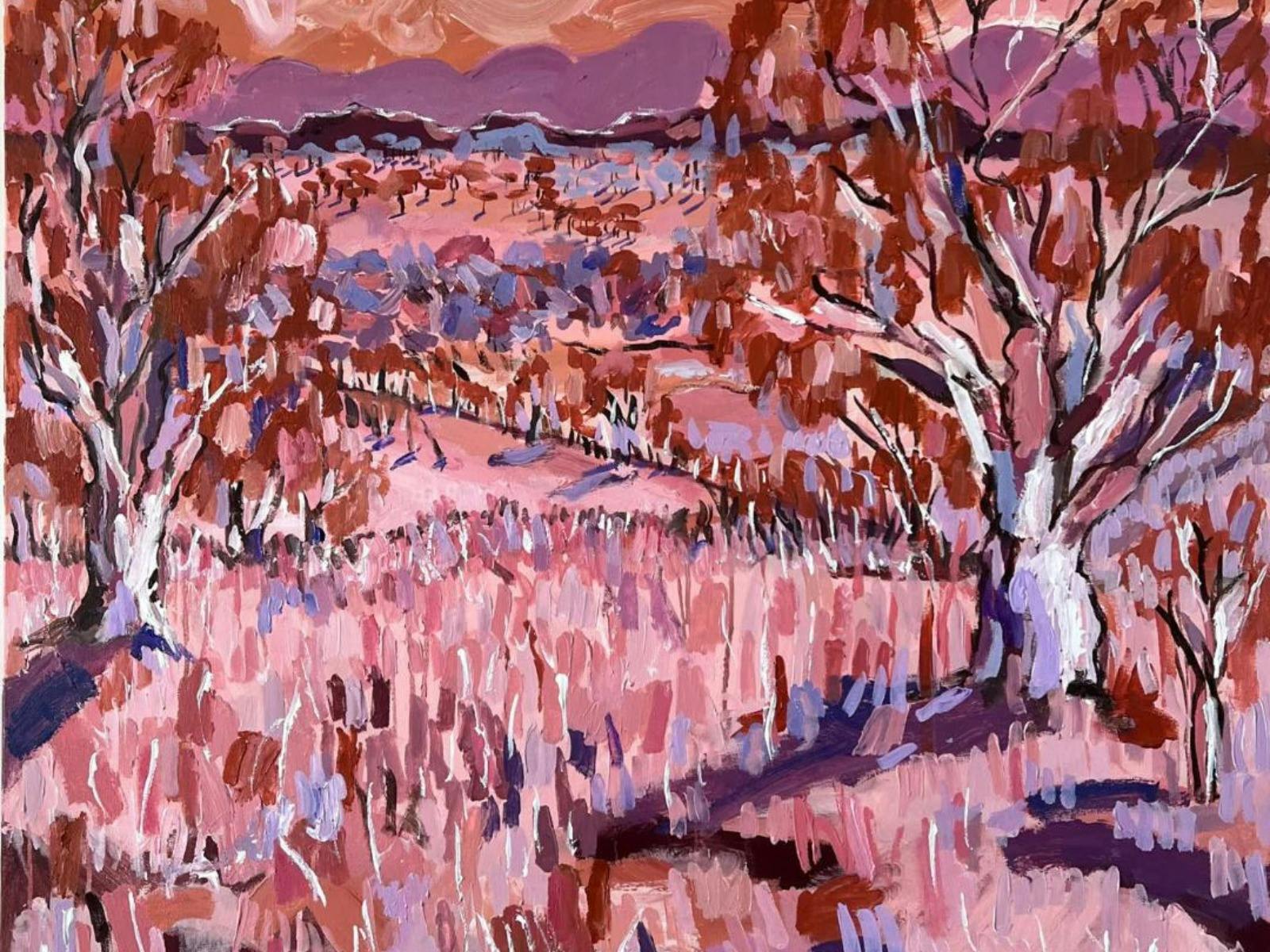 Painting in Acrylic workshop with Canberra Local Sophie Ryan