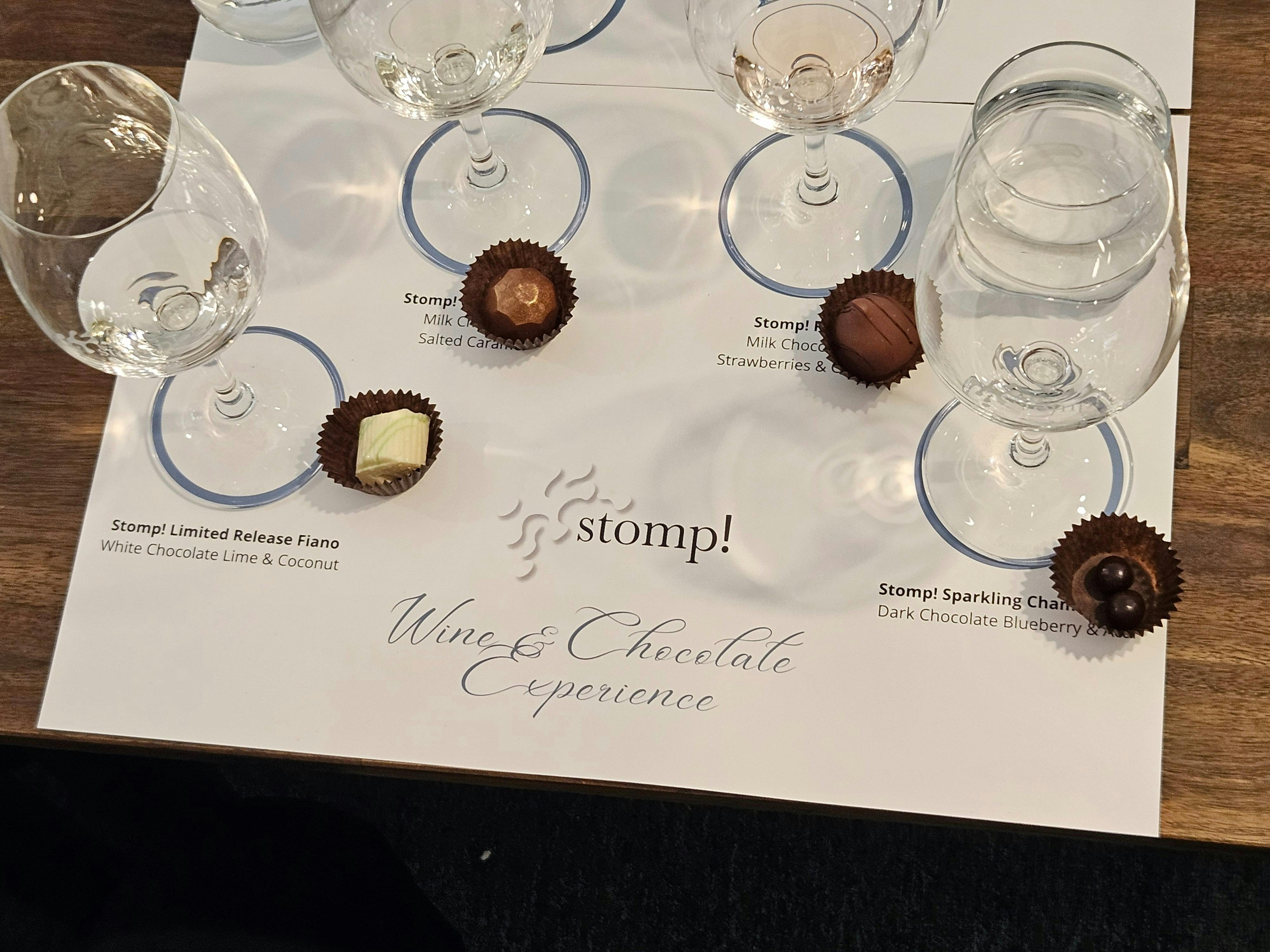 Choc and wine pairing