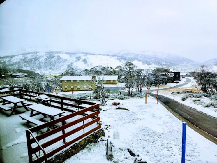 Snowscene in Perisher Valley