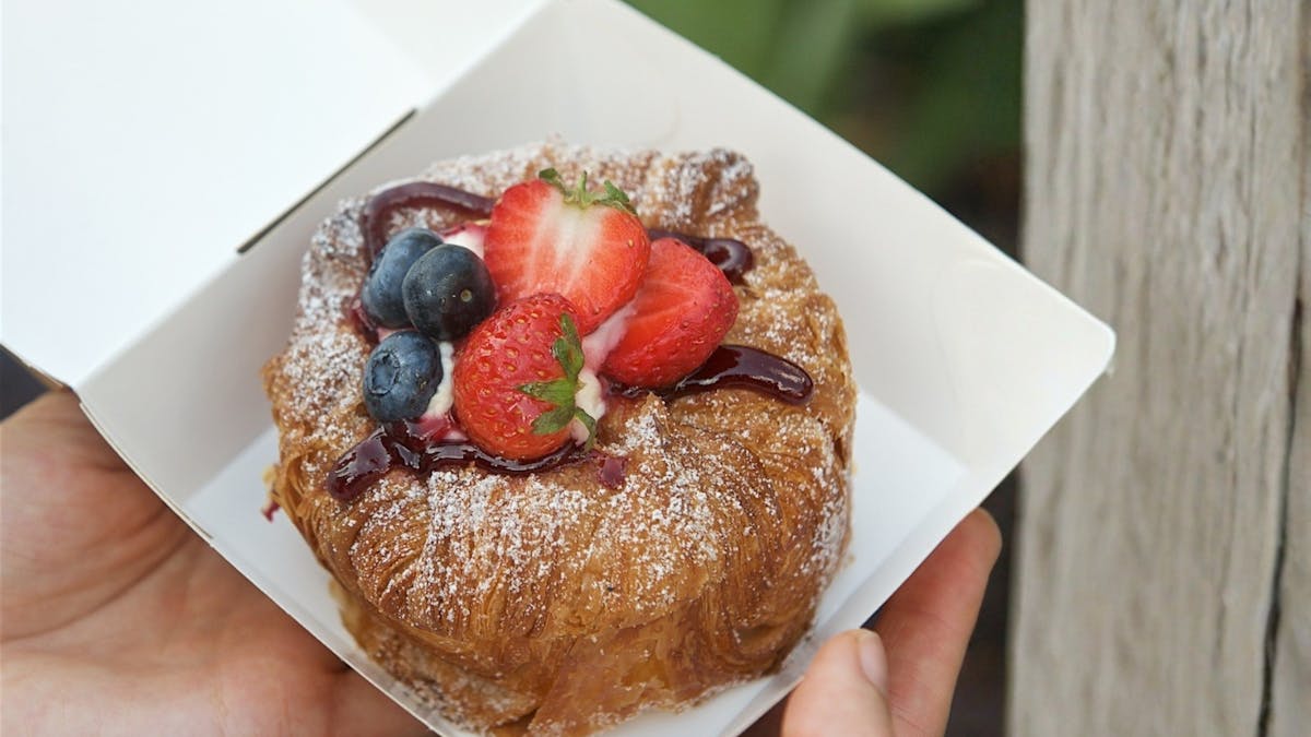 Beautiful fresh pastry